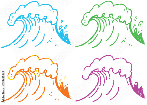 Vector illustration of seamless blue ocean nature pattern with sea animals, jellyfish, and shells