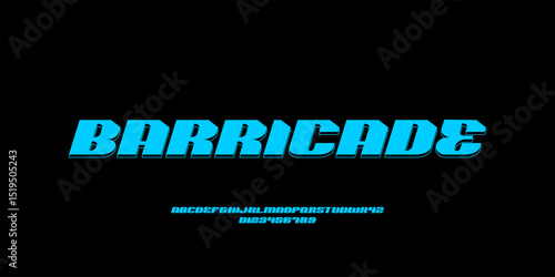 Modern minimal abstract alphabet fonts. Typography technology, movie, digital, music, future, logo creative font vector illustration