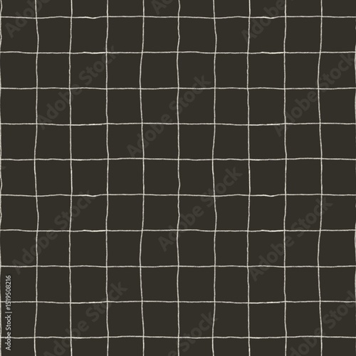 Wallpaper Mural Soft line grid seamless pattern, dark grey background Torontodigital.ca