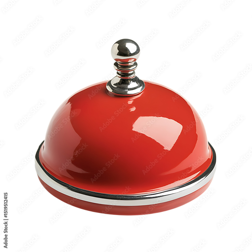 Obraz premium Red Service bell ring