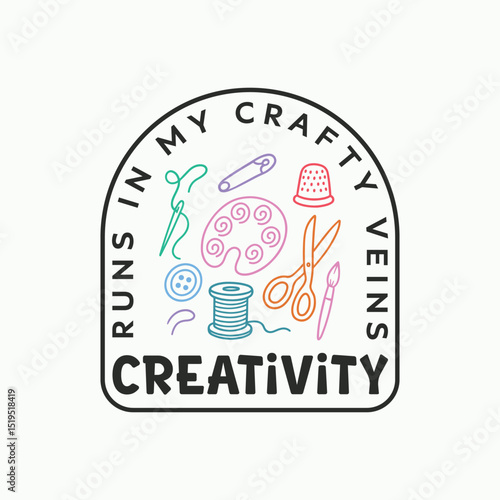 Creativity runs in my crafty veins, diy crafting t shirt