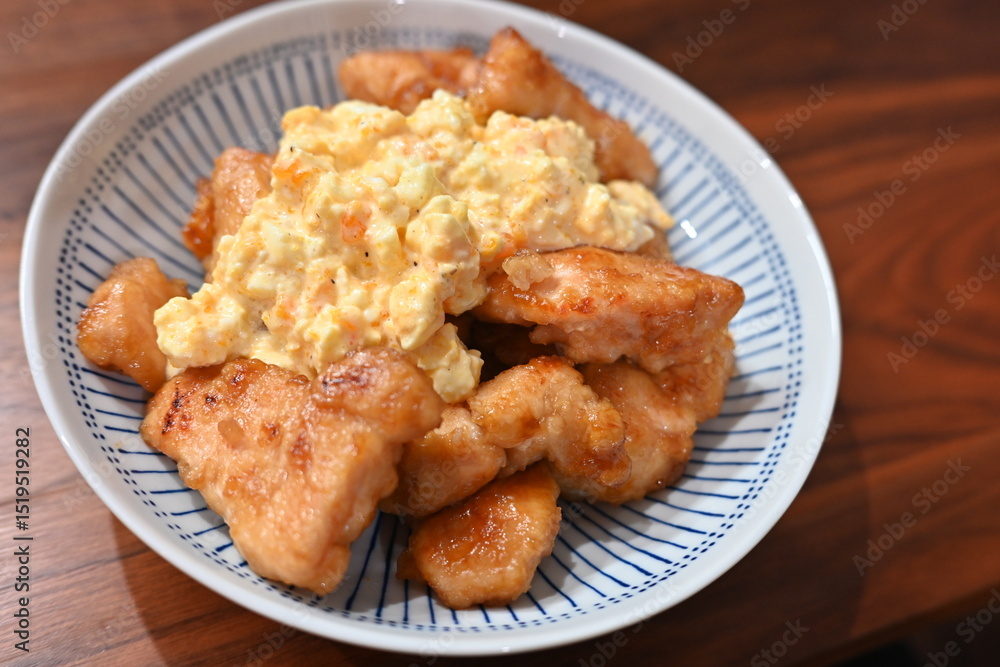 鶏肉のタルタルソース添え 鶏肉のタルタルソース添え