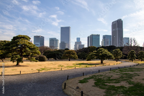 Hamarikyu Gardens, Tokyo, Japan