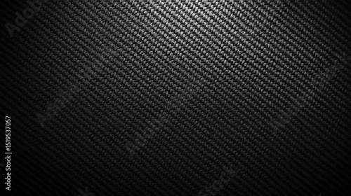 Woven carbon fiber material with visible texture and highlights