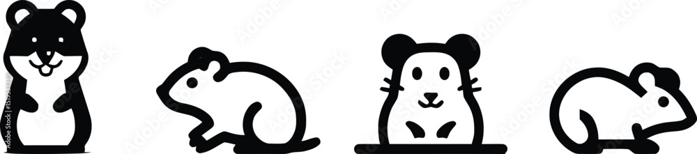 Vector illustration Simple Mouse Icon: Line Art Graphic Vector illustration Simple Mouse Icon: Line Art Graphic