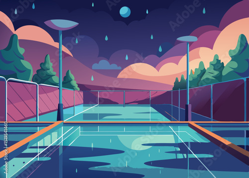 tenis court