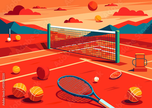 tenis court