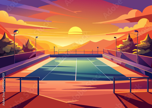 tenis court