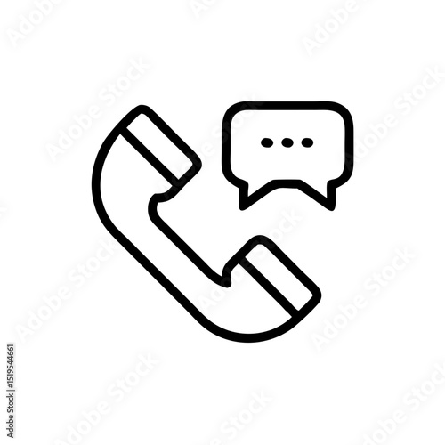 Communication tools for modern interactions highlighting phone and messaging elements in simple design