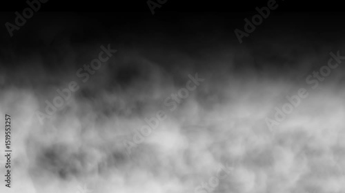 smoke swirling on black background