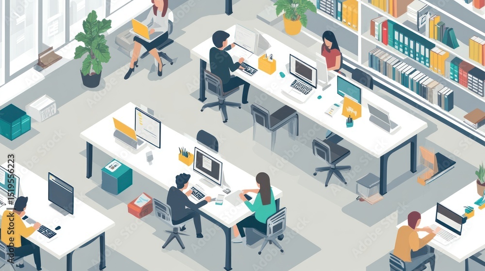 Modern office interior Modern office interior