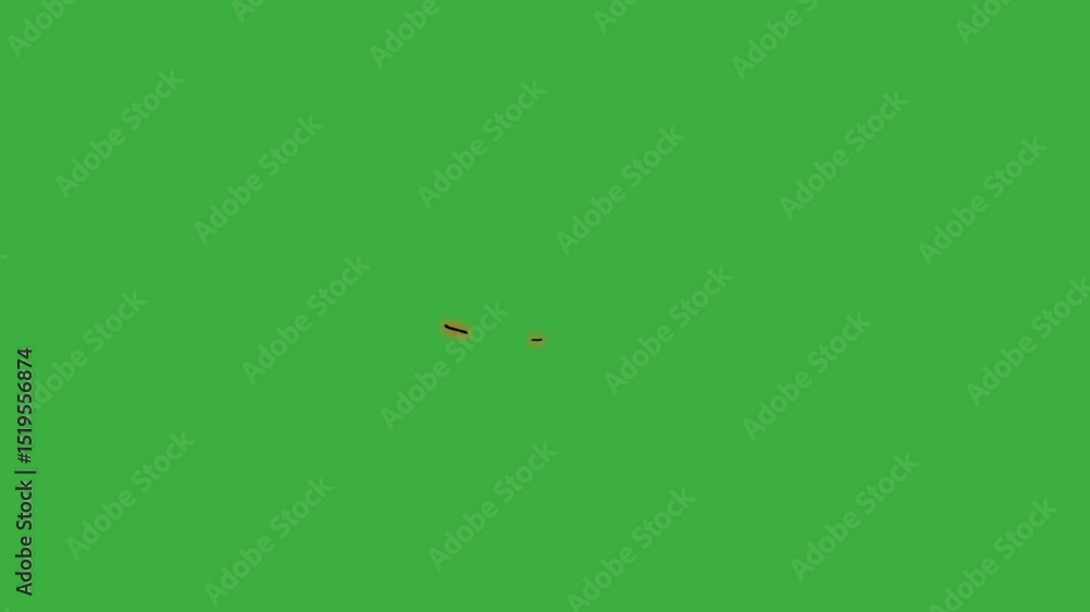 Animation video cartoon eyes moving on green screen background Animation video cartoon eyes moving on green screen background