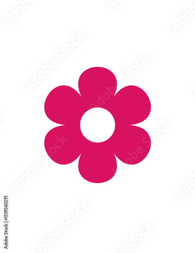 Retro Daisy Flower