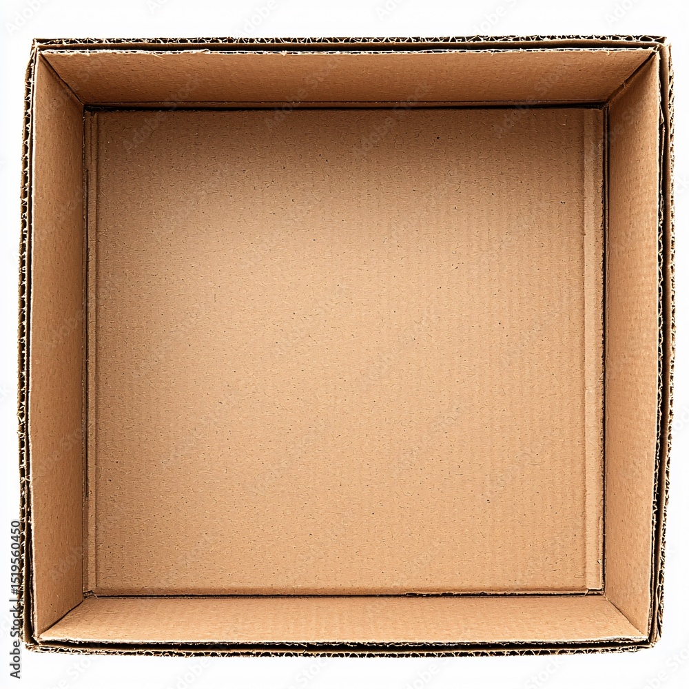 Fototapeta premium Creative packaging solutions exploring the versatility of open cardboard boxes in various settings for innovative storage and organization