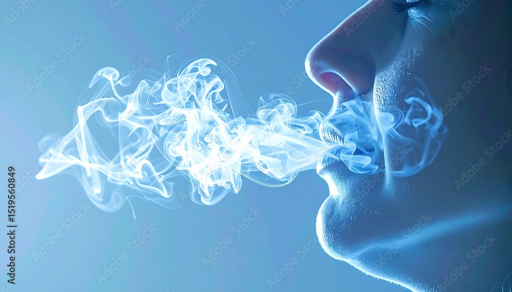 Fototapeta premium Single Breath, Clean Flowing Energy