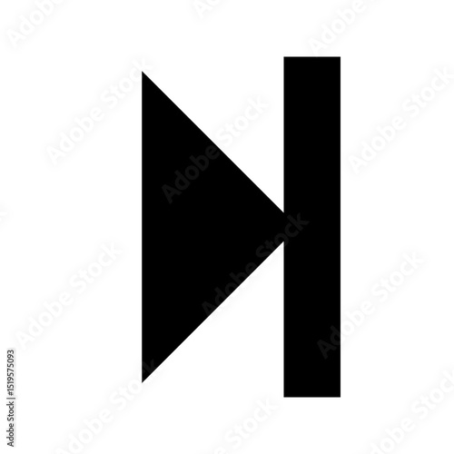 Free Download Black Skip Next Forward Media Vector Icon - GFXLoad