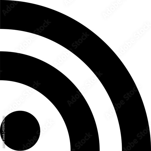 WiFi Wireless Signal Strength Icon Black Vector Internet Connection