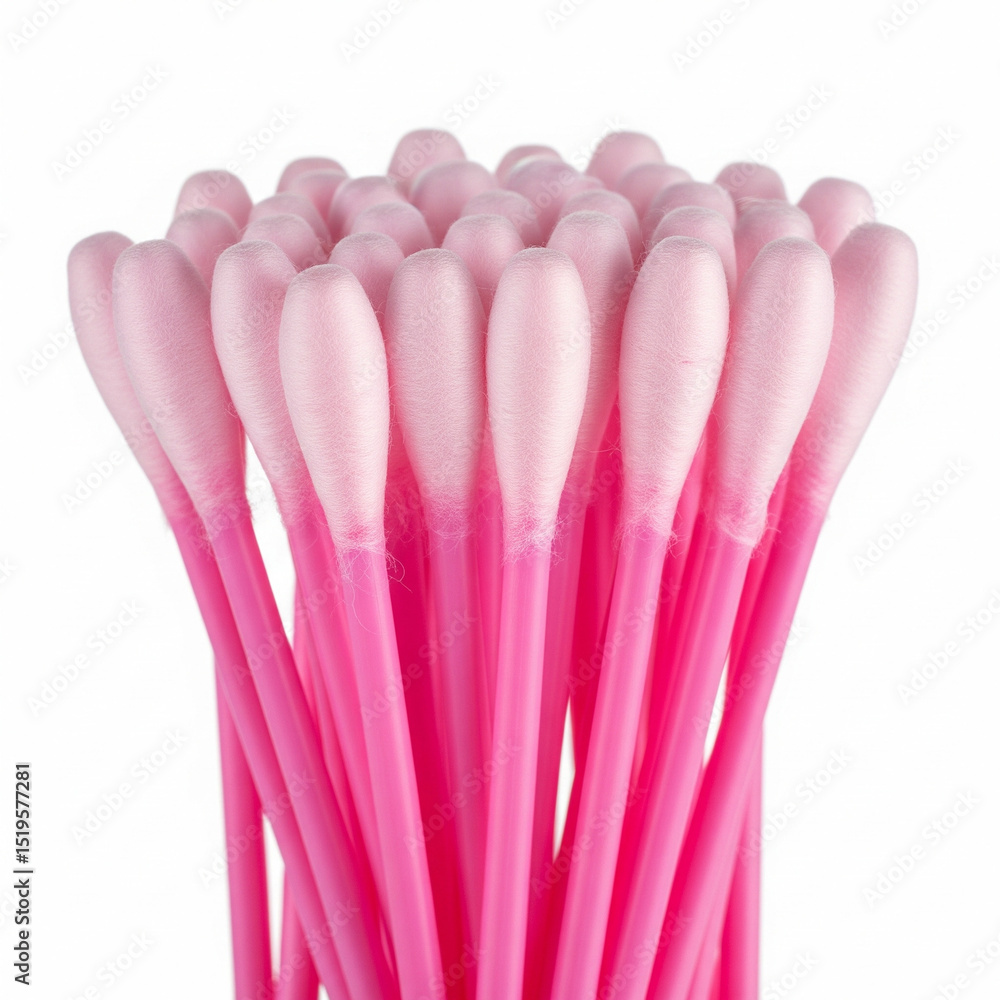 cotton swabs isolated on white cotton swabs isolated on white