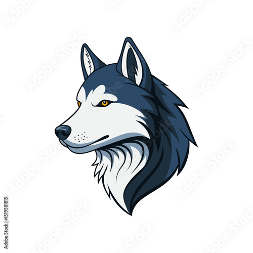 Majestic Wolf Head