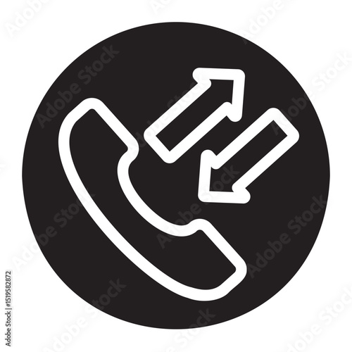 Phone Call glyph icon