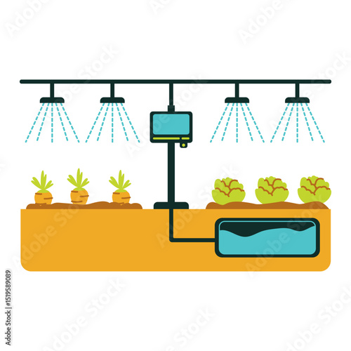 Automated Hydroponic Farming System With Water Circulation