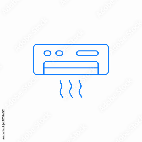 air conditioner icon sign vector