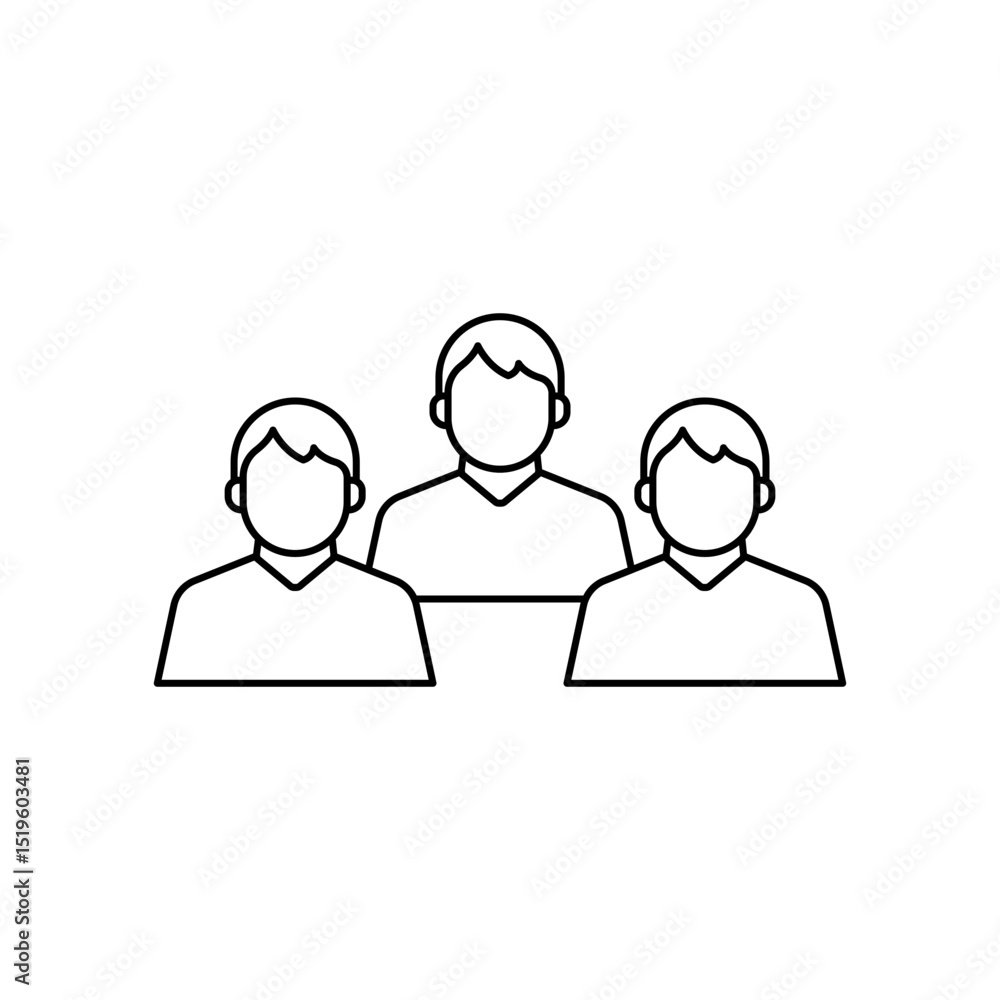 Fototapeta premium Audience icon