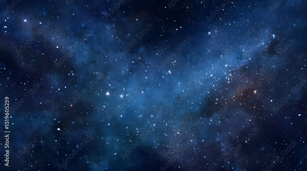 Elegant Starry Night Sky Wallpaper Deep Blue Nebula and Cosmic Dust Elegant Starry Night Sky Wallpaper Deep Blue Nebula and Cosmic Dust