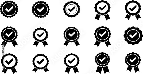 approved icon set design business 