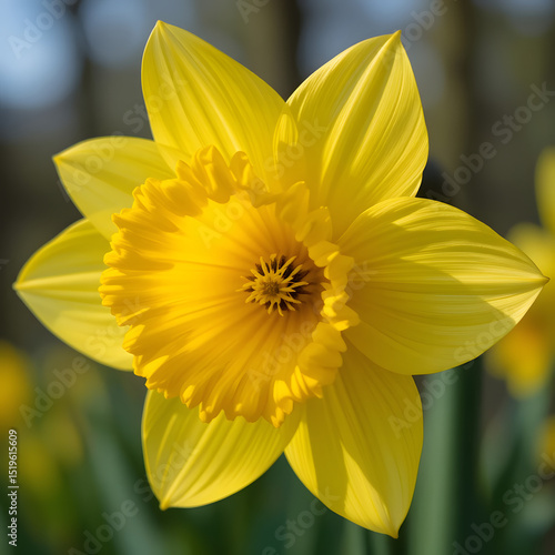 yellow daffodil flower