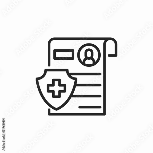 medical documents icon sign vector