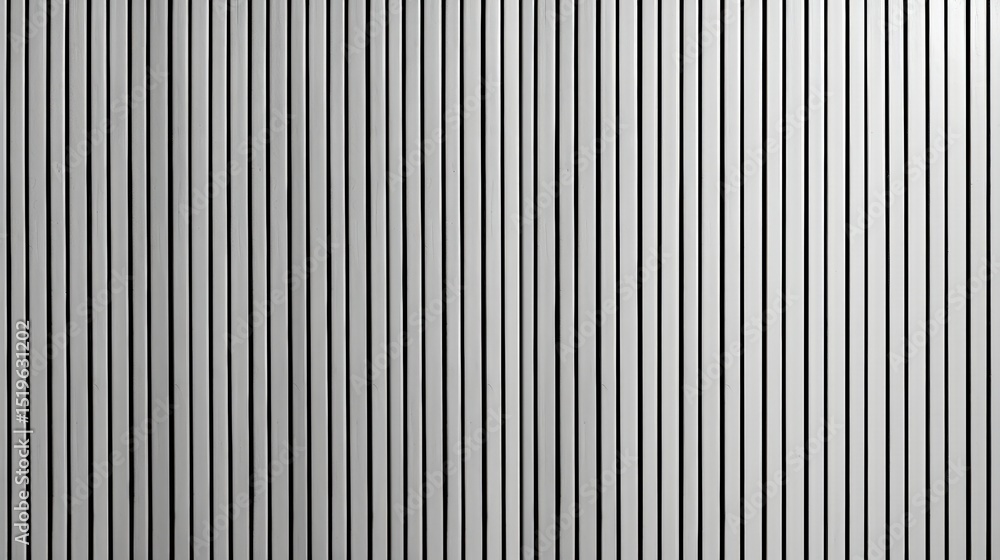 Vertical metal slats form a uniform, minimalist pattern with a modern, industrial feel. Vertical metal slats form a uniform, minimalist pattern with a modern, industrial feel.