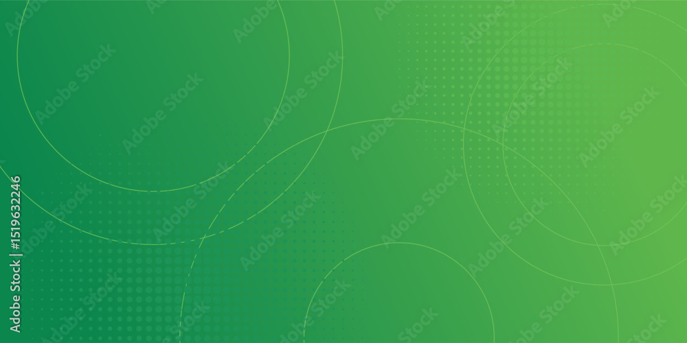 Fototapeta premium Abstract green background. Suit for presentation design with modern corporate and business concept. Vector illustration design for presentation, banner, cover, web, header, flyer, poster, wallpaper