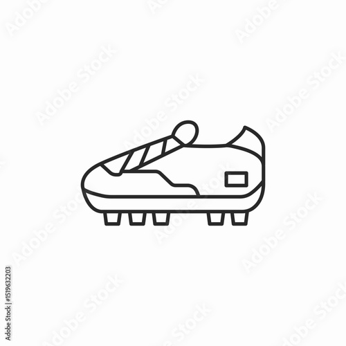 soccer boots icon sign vector