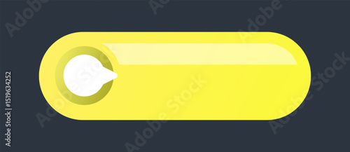 Futuristic lower third interface illustration. Video overlay element.
