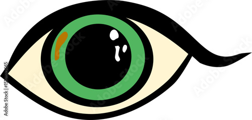  Logo oka – minimalistyczna ikona wektorowa