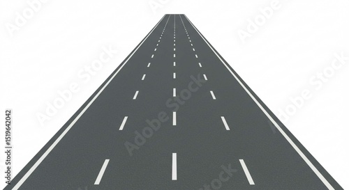 Wallpaper Mural asphalt road with lines Torontodigital.ca