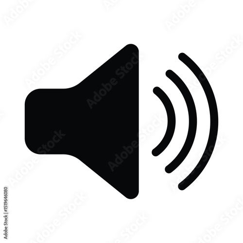 Volume icon collection. low and high level volume speaker, mute symbol.
