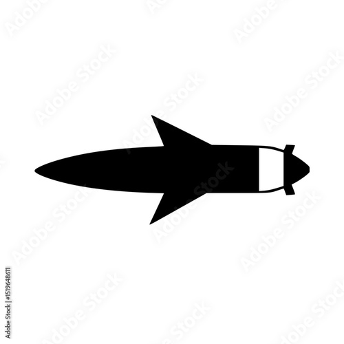 a ballistic missile icon