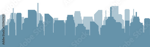 Modern City Skyline silhouette Vector