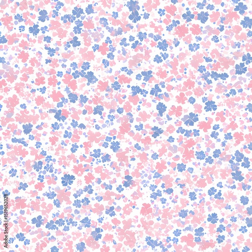 Pastel seamless floral pattern
