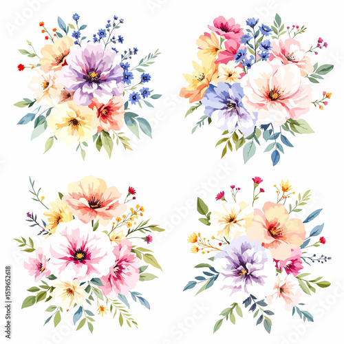 Pink floral seamless vector design with blooming daisies and gerbera flowers for spring and summer decoration