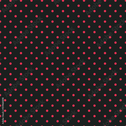 Polka dot vector background. Fashion trendy seamless pattern with circles. Retro wallpaper with dots. Abstract geometric allover print with points, for fabric, paper, textile, clothes and accessories