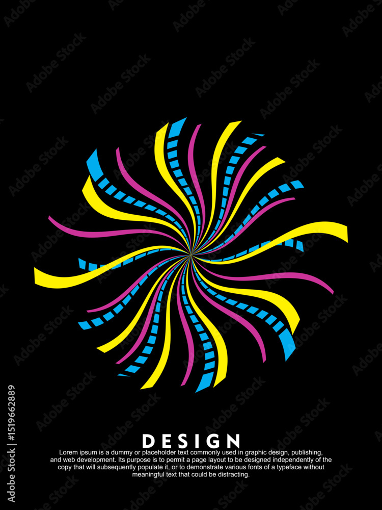 Music poster design background. Electro Sound Cover template with dynamic abstract gradient circular geometric shapes and lines for social media, technology, digital, flyer, party, festival, club, etc Music poster design background. Electro Sound Cover template with dynamic abstract gradient circular geometric shapes and lines for social media, technology, digital, flyer, party, festival, club, etc