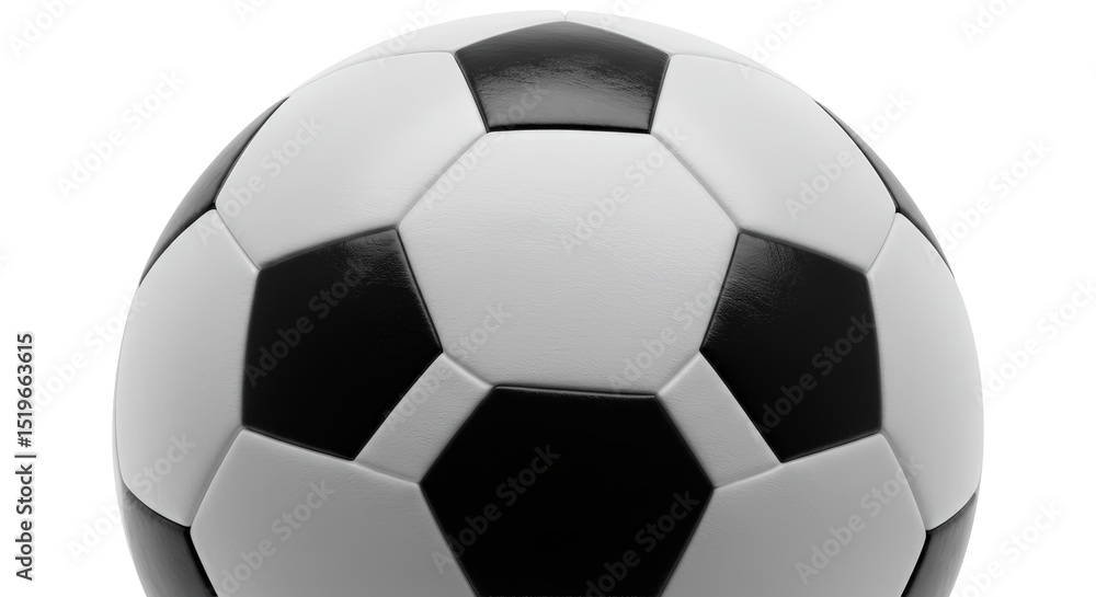 Fototapeta premium Soccer Ball Close-Up