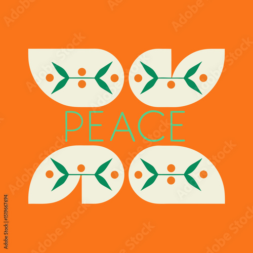 Futuristic Neon Cityscape at Twilight with Glowing Skyscrapers, Sleek Lines, and Vibrant Colors in a Bold Vector Graphic Design