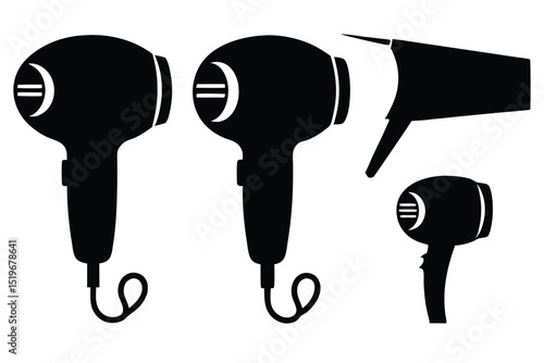 Hair dryer icon vector design
