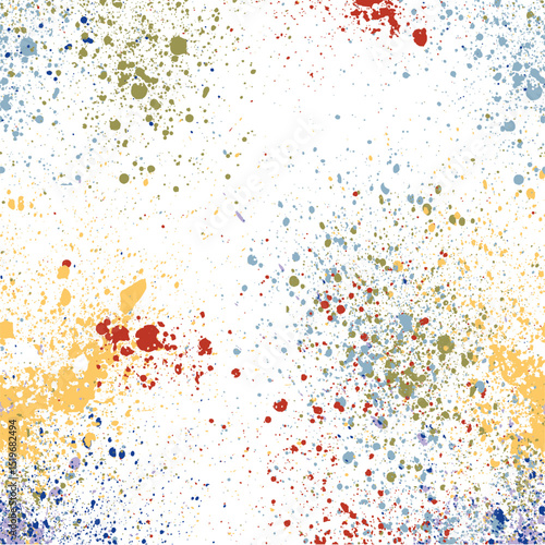 Paint Spatter Splatter Seamless Repeat Pattern