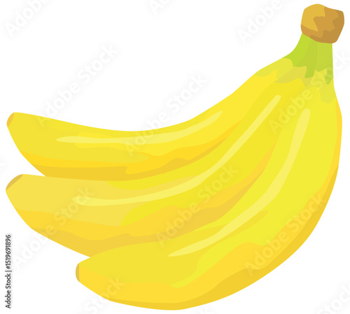 バナナのイラスト ベクター素材