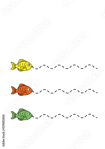 Tasks for practicing writing, preparing for school, hand motor skills,